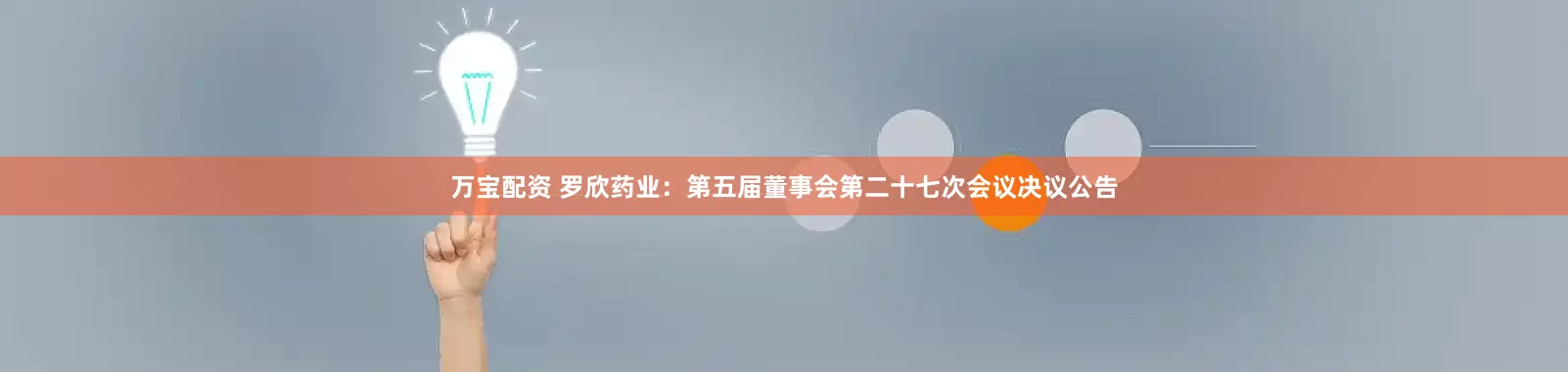 万宝配资 罗欣药业：第五届董事会第二十七次会议决议公告
